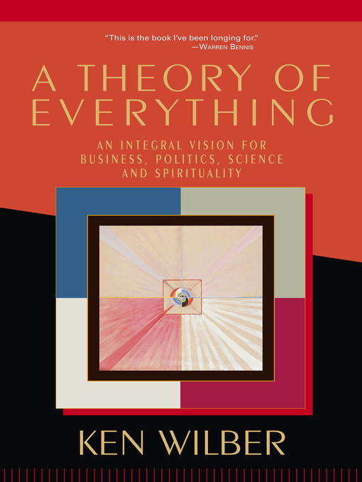 Title details for A Theory of Everything by Ken Wilber - Available